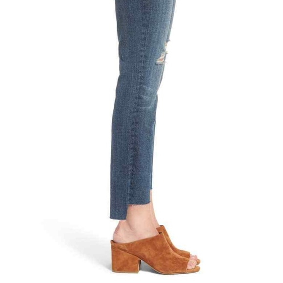 CURRENT ELLIOTT UNEVEN CUT LOVED DESTROY Jeans - Picture 2 of 5